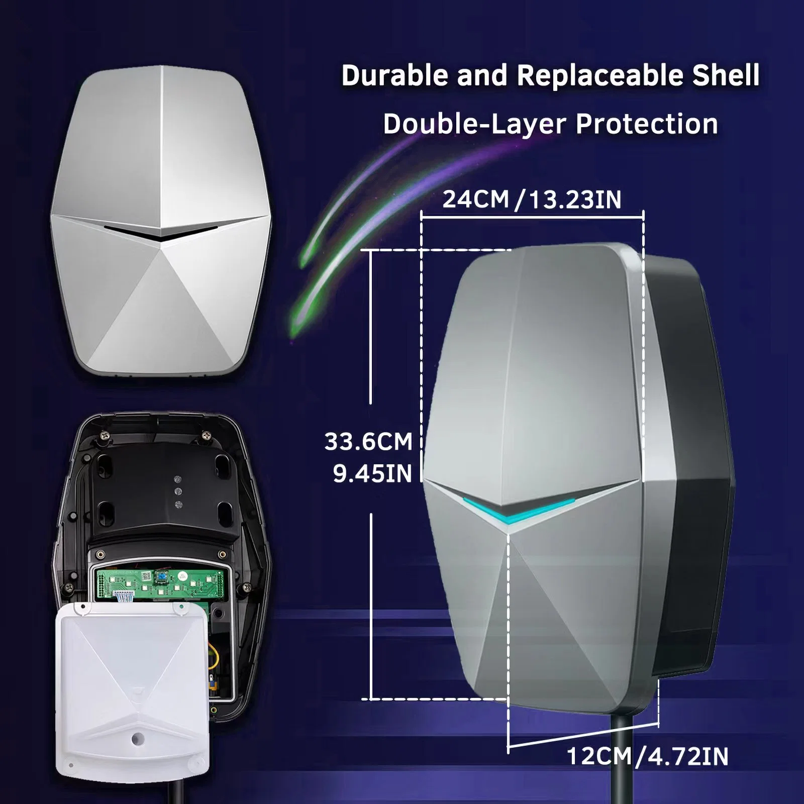 Zhida 7kw 32A EV/Electric Vehicle Charging Station Type 1with NEMA 14-50 Plug IP66