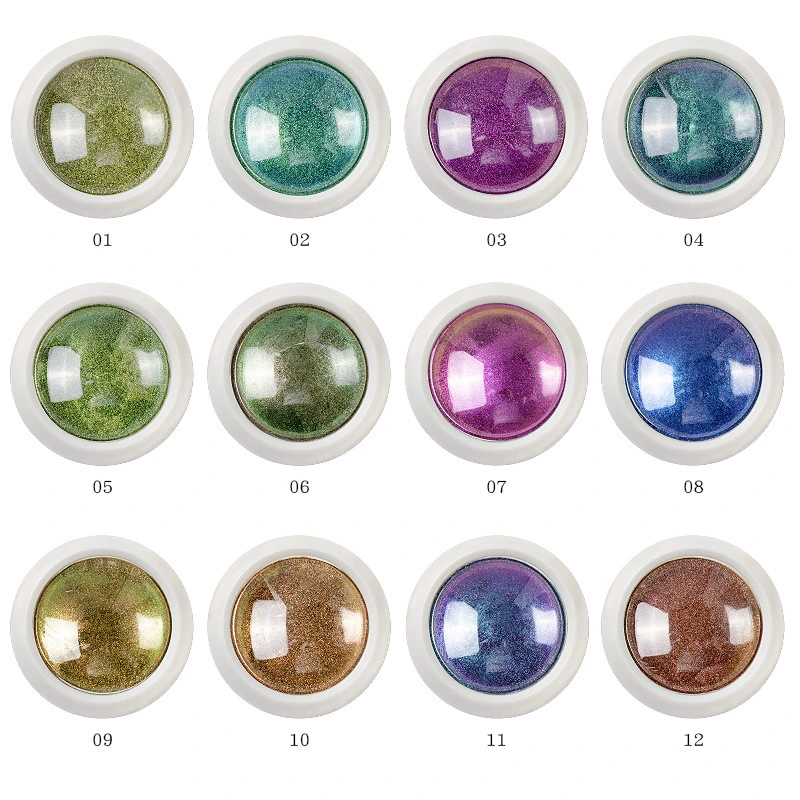 Magic Mirror Powder 0.2 Grams Colorful Magnetic Optical Color 9d Nail Powder