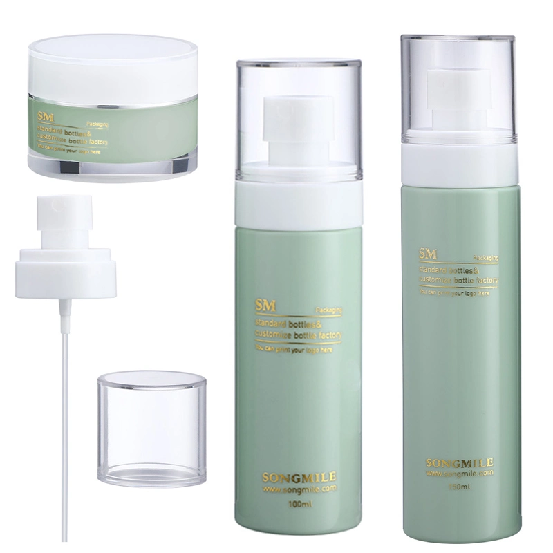 Factory Direct Selling Pet PP Empty Skincare Packaging Lotion Bottle with Pump Luxury Bottle Set for Skin Care Cosmetics