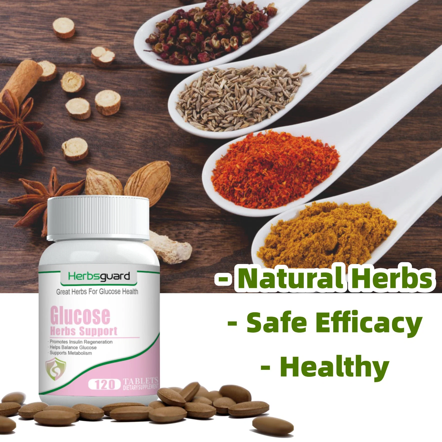 Dietary Supplement Health Care Chinese Herbal Remedy Medicine Natural Solution Normal Blood Sugar Glucose Level