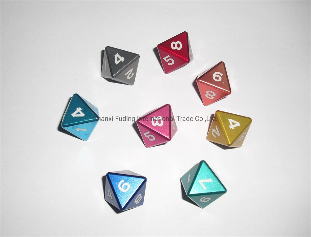 Factory Outlet Games OEM Dnd Aluminum Alloy D8 Dice