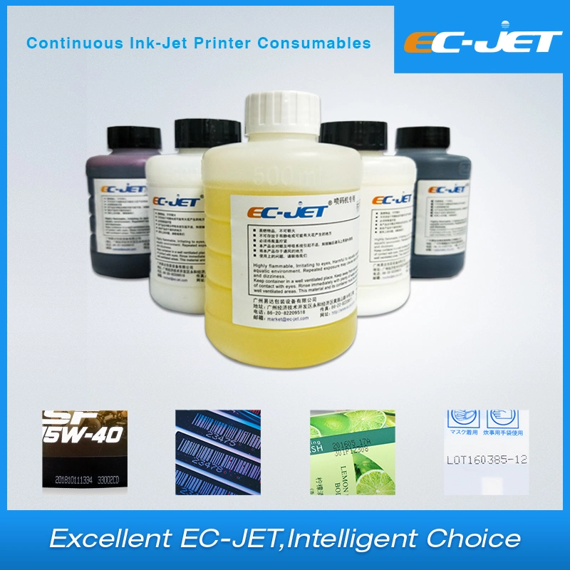 Ec-Jet Eco 4 colores de alta calidad de impresión con Tinta de Sublimación Sublimación para impresora Videojet Domino Markem Imaje Linx Kgk Hitachit impresora