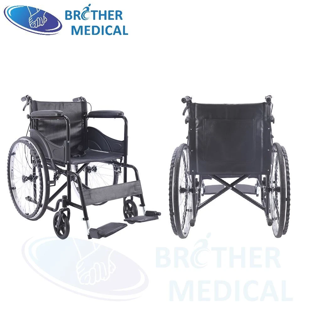 Metal Aluminum Brother Medical Wheelchair with Toilet Chair Plastic High Commode