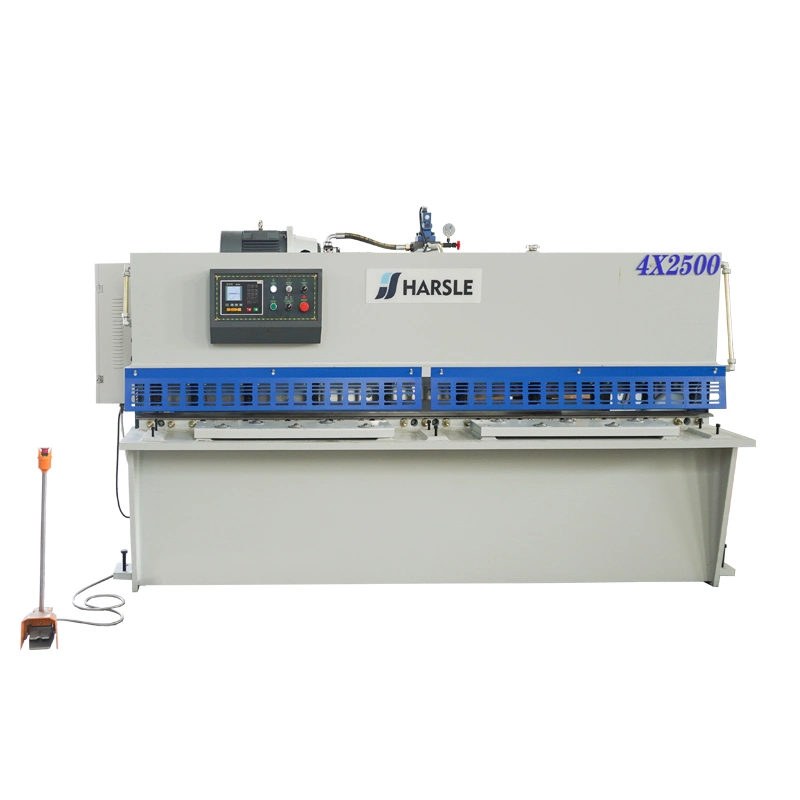 Harsle QC12K Machine de cisaillement hydraulique CNC Nc pour tôle métallique.