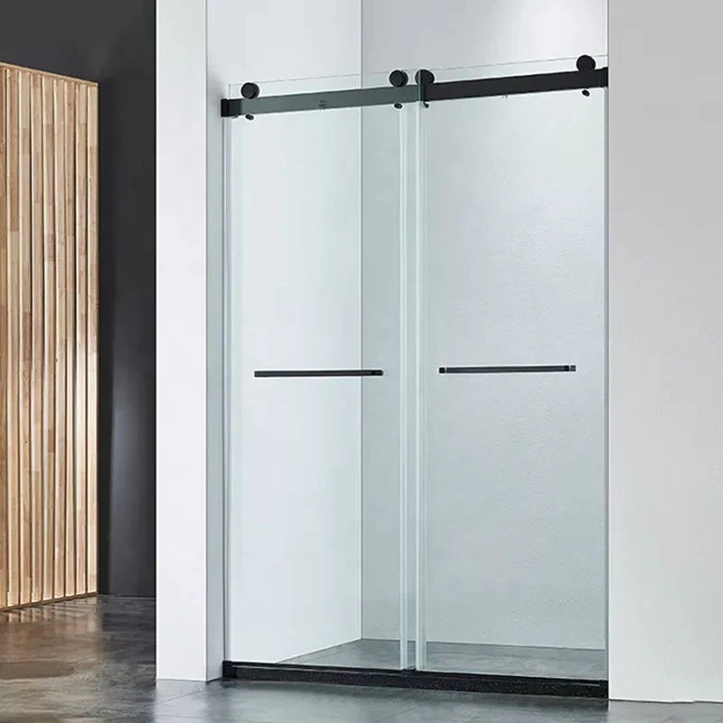 Duschabtrennung Badezimmer Schiebetür Glas Duschtür Rahmenlose Luxus Modern