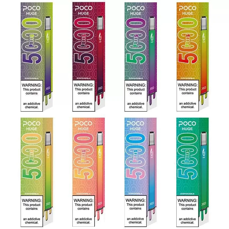 Hot Beliebte Original Fabrik Großhandelspreis Poco Riesige 5000 Puffs Einmal-Vape Bar