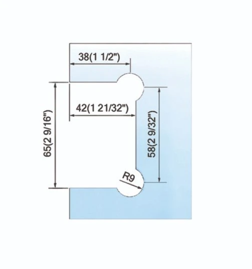 Hot Sell Standard Duty Shower Hardware Wall Mount 90 135 180 Degree Glass Glass Door Hinge with Full Back Plate