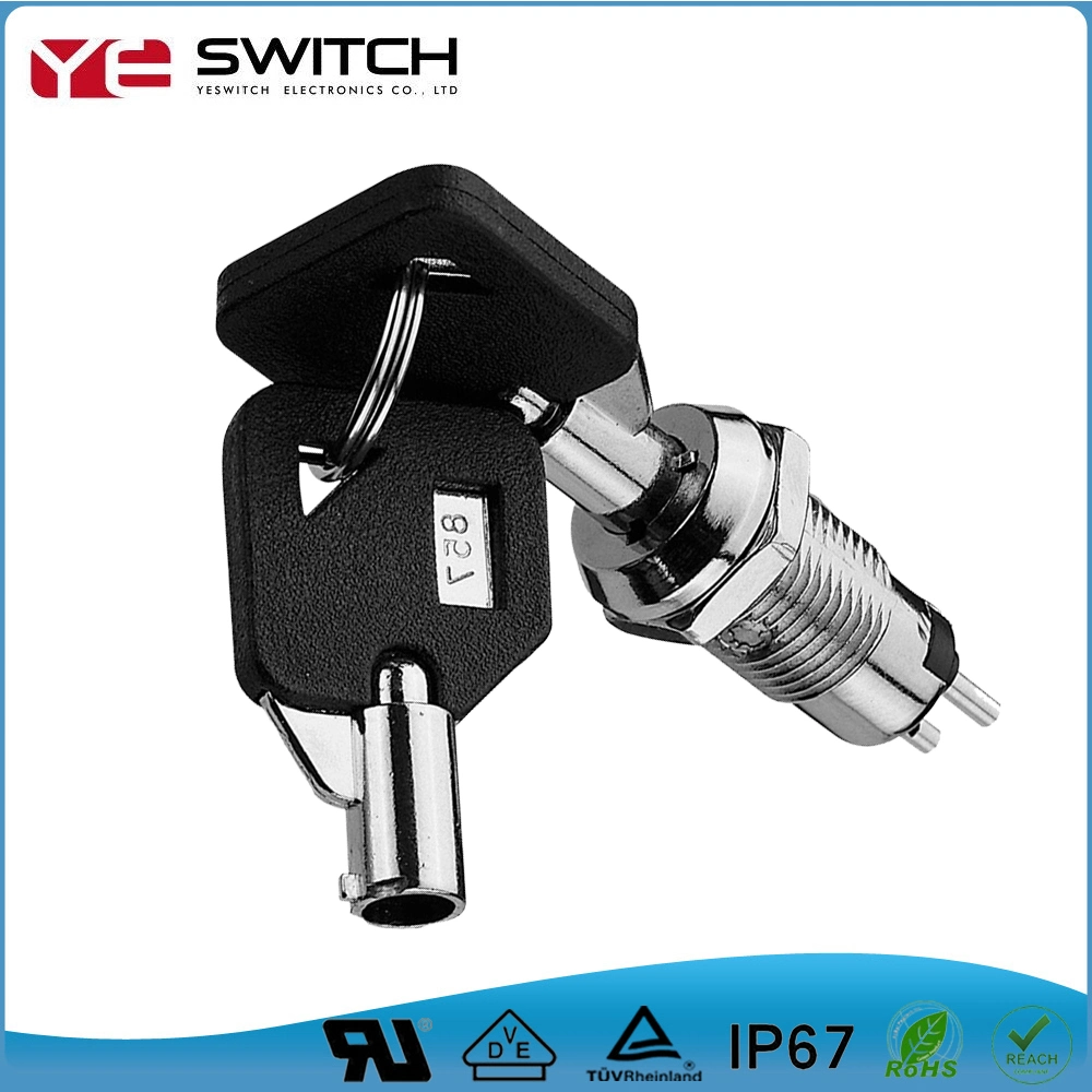 Plastic Cover 12mm Micro Key Switch Lock