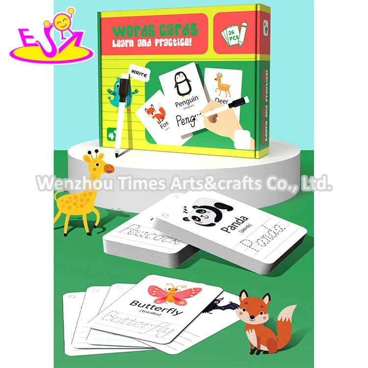 Matemáticas Early Learning Toy 26 PCS Paper Number Tarjetas cognitivas Para niños P14A415