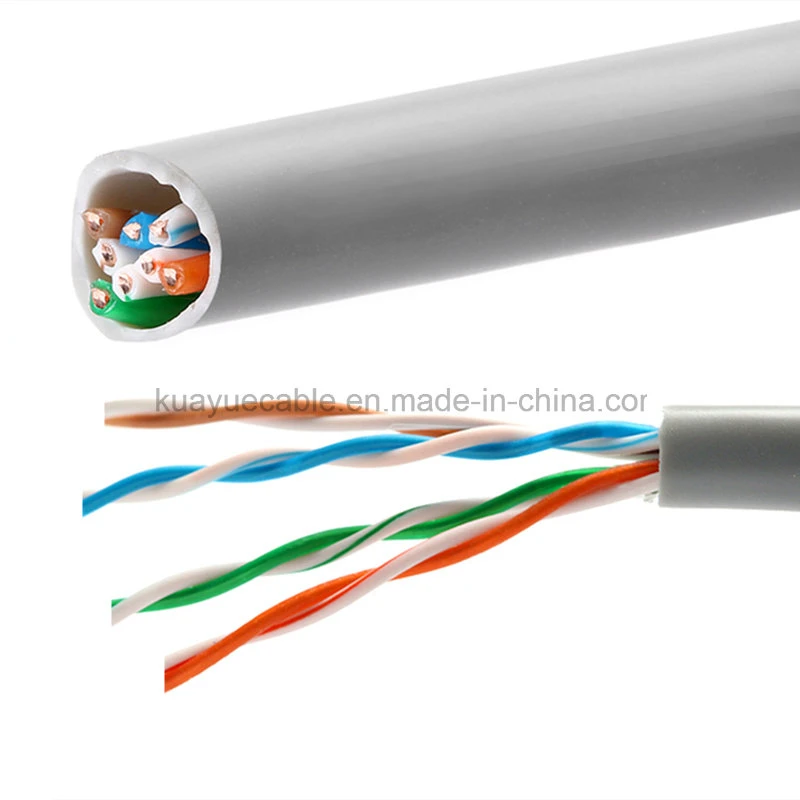 Factory Price Cat5e UTP LAN Cable 0.5mm CCA Copper Cable Indoor Outdoor Cable Network Cable PVC Jacket