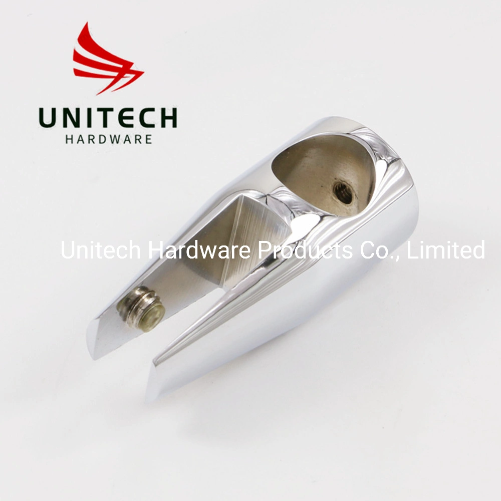 Brass Material Hanging Pipe Connector with Glass Clamp Connetor Fitting for 19mm or 25mm Bathroom Pipe