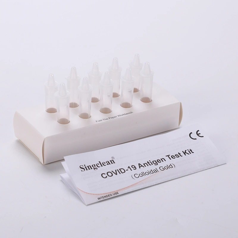 Qualitative Colloidal Gold Antigen SARS Saliva Rapid Test Kit