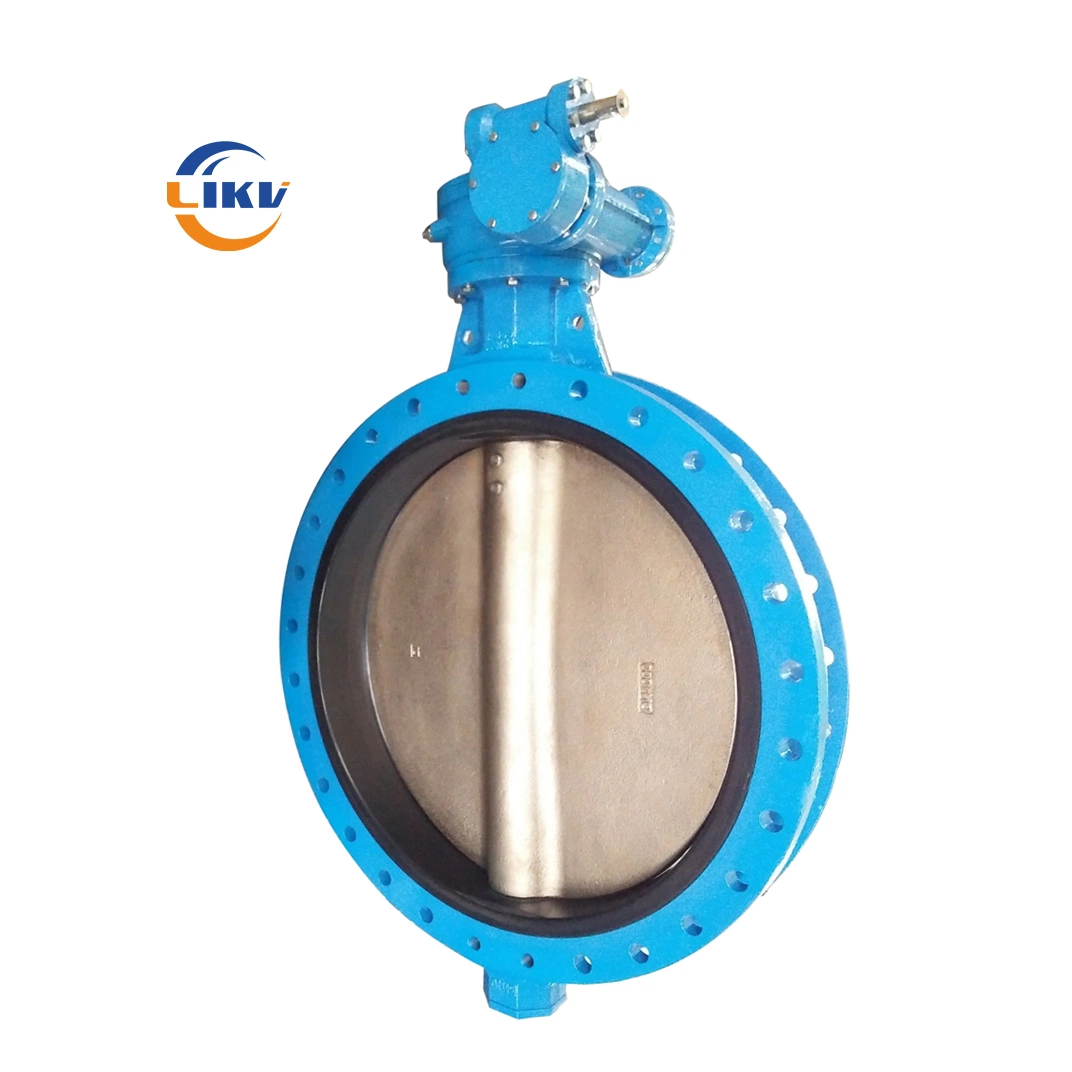 Soft Seal Ductile Iron Pn16 Cl150 Edpm Seat Short Flange Butterfly Valve