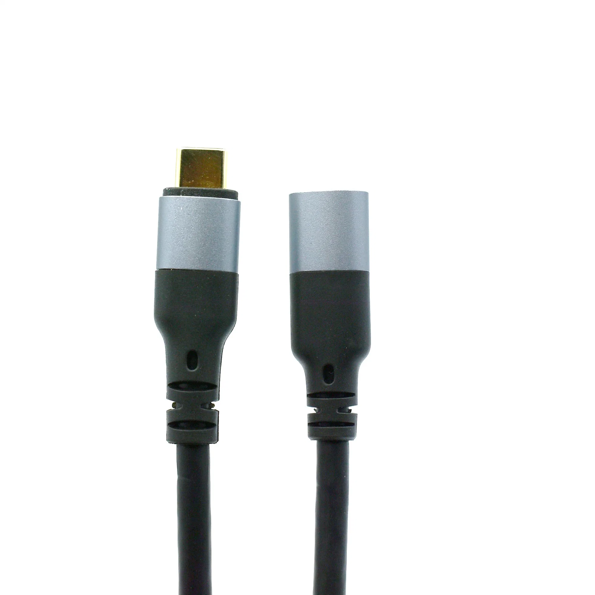 Cable alargador USB tipo C macho-hembra de alta velocidad 10Gbps 100W