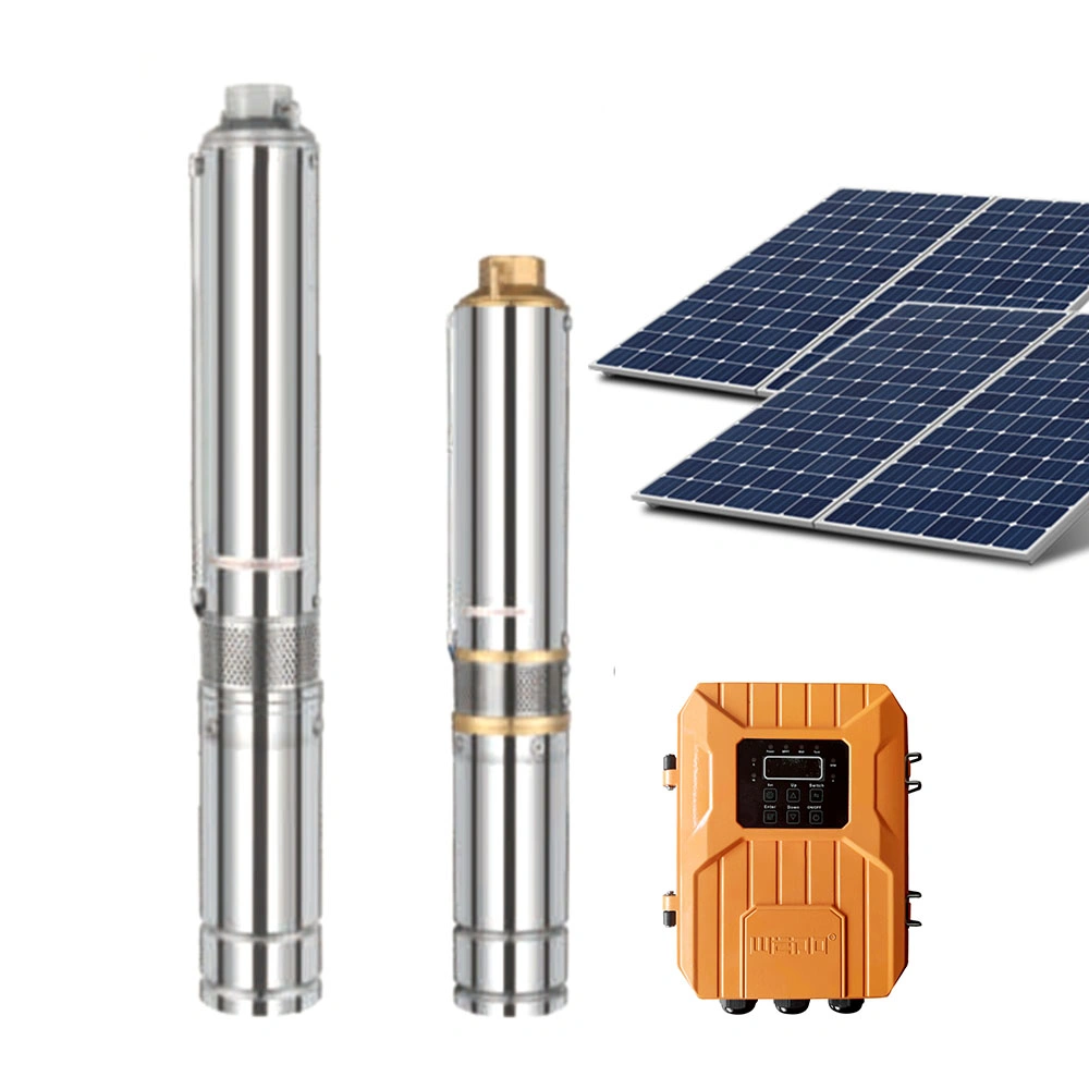 3inch Irrigation Stainless Steel Brushless DC Solar Submersible Borehole Water Pump Deep Well