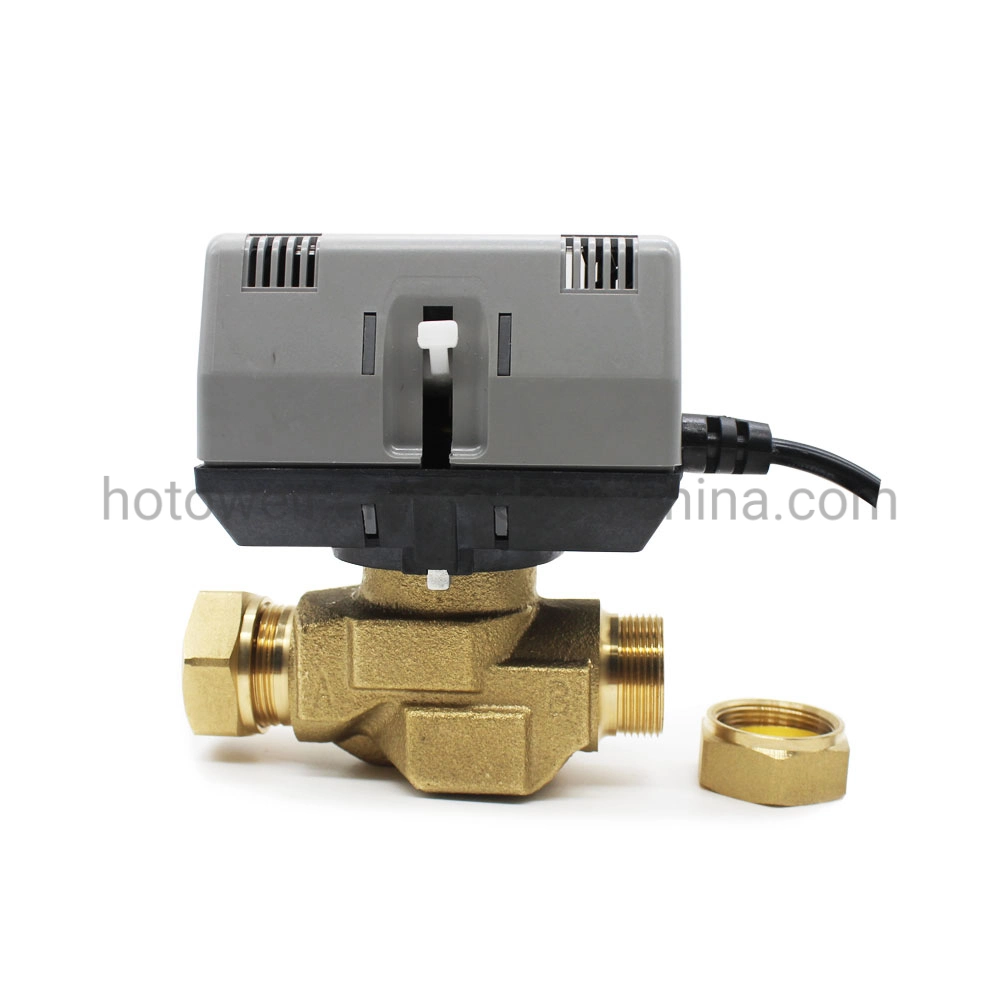 Spdt/Spst Fan Coil Unit on/off Type Room Temperature Control Purpose Motorized Zone Valve