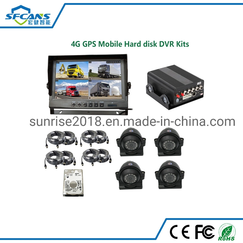 WiFi Security 3G 4G Driver Monitor CCTV Mdvr with GPS Tracking