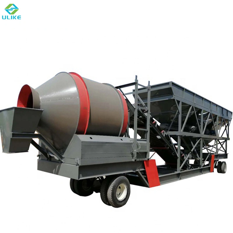 China Mobile Concrete Batching Mixing Concrete Plant Equipment Yzg 15/25/40/60m&sup3; Concrete Machine Construction Concrete Machinery Mixer Batching