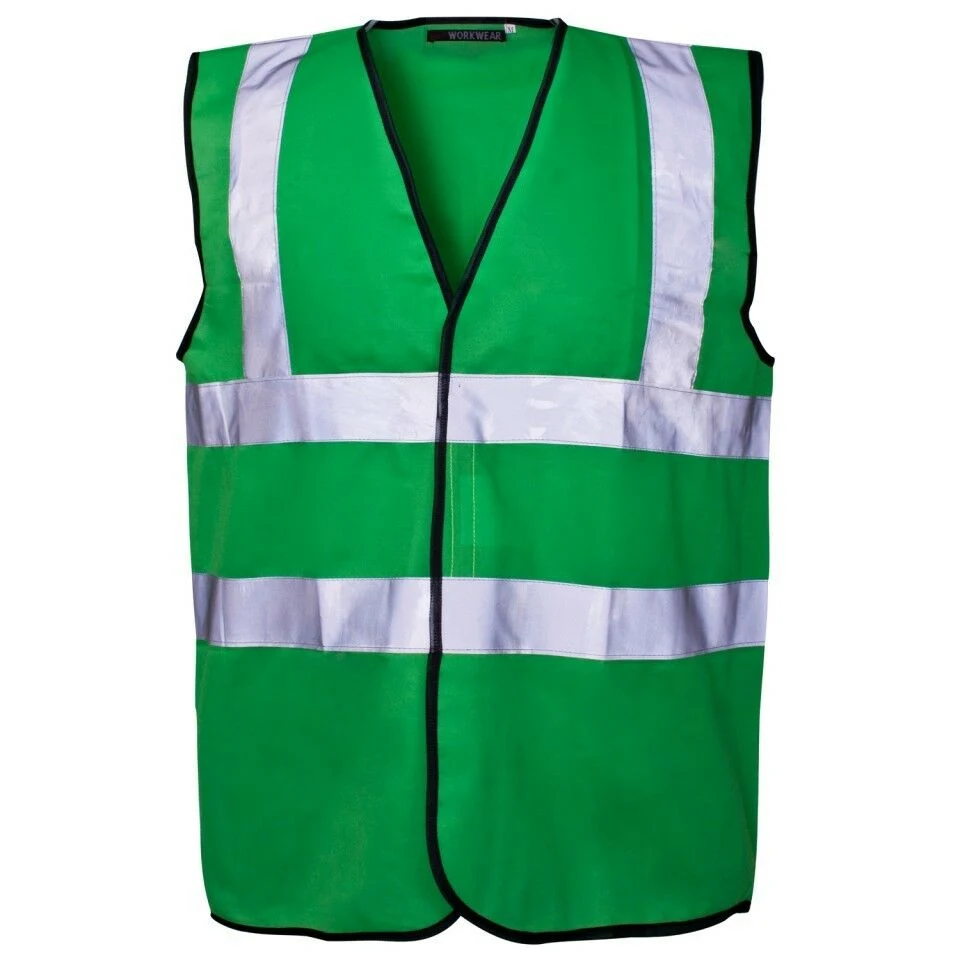 Reflective Workwear Waistcoat Colourful Safety Vest Clothing for Women Men-Orange