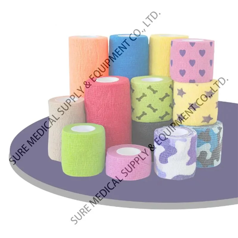 Original Factory Self Adhesive Bandage Wrap Athletic Elastic Cohesive Vet Wrap Bandage Tape