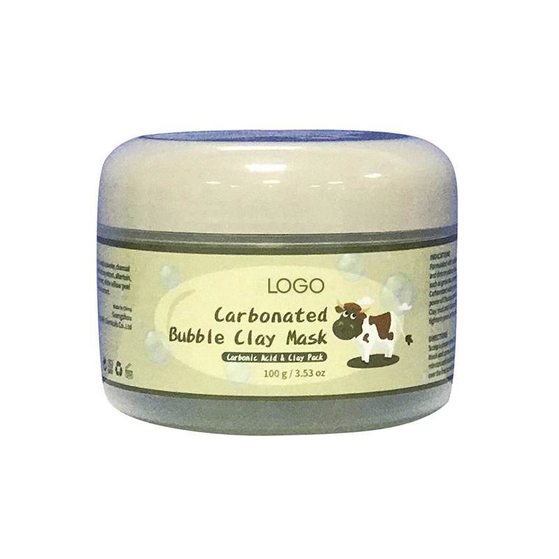 Poro profundo lechoso Piggy burbuja carbonatadas de Aloe Vera Facial el cuidado facial de arcilla