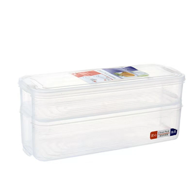 Japanese-Style Kitchen Three-Layer with Lid Egg Dumplings Food Storage Refrigerator Preservation Box