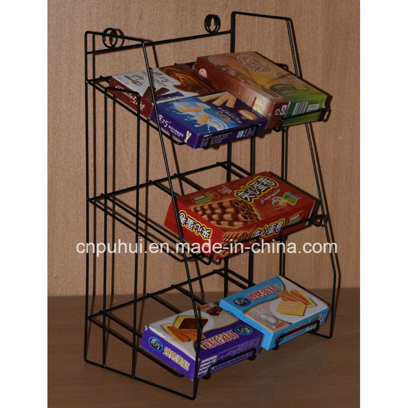 Iron Rod Form Holder Metal Wire Hanging Chewing Gum Display (PHY1001F)