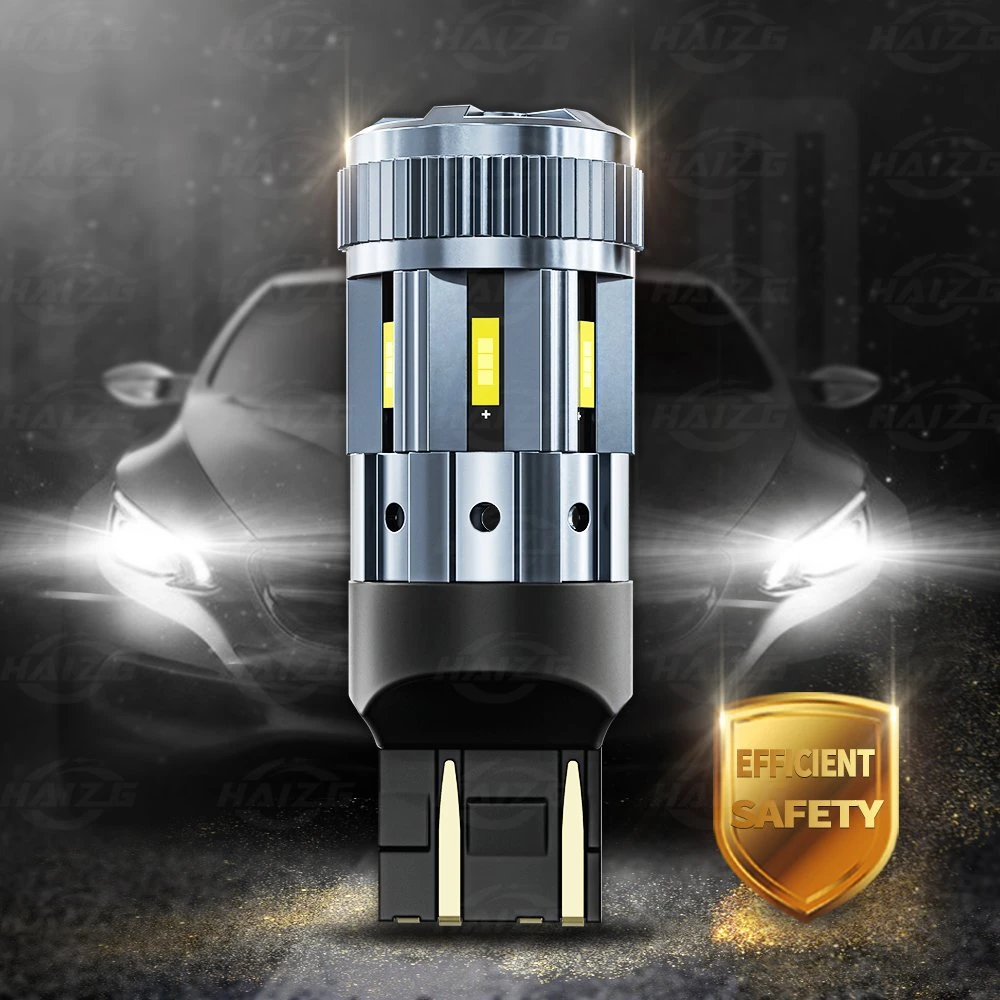 Haizg super voiture de la luminosité d'avertissement de feu de marche arrière des feux de stop Auto Ampoules LED clignotants