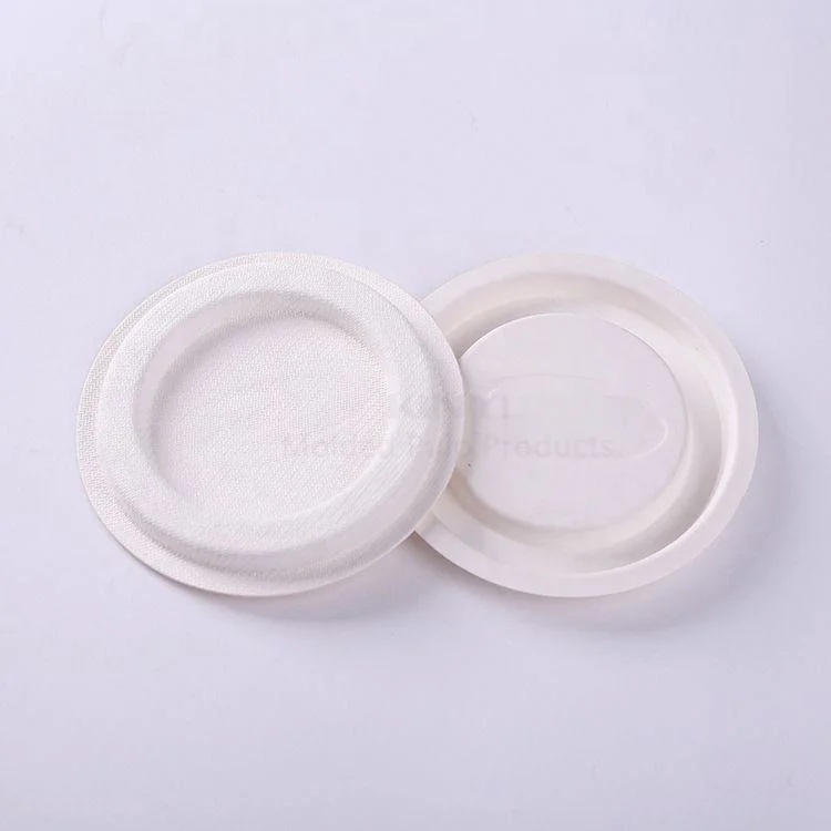 Eco Friendly Biodegradable Molded Paper Pulp Lid, Jar Lid, Tube Cap