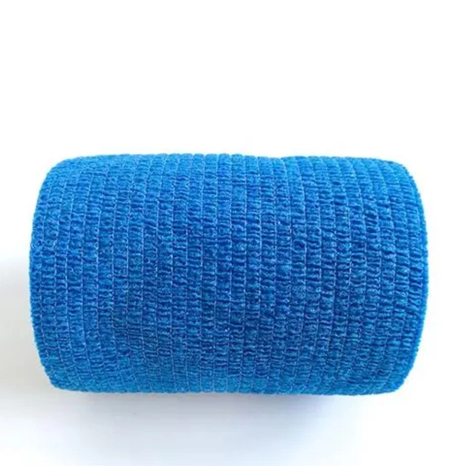 Latex /Latex Free Non Woven Cohesive Bandage Not Stick to The Skin and Has No Conglutination with Fur or Hair. It Can Be Easily Separated, Torn, Cut and Used.