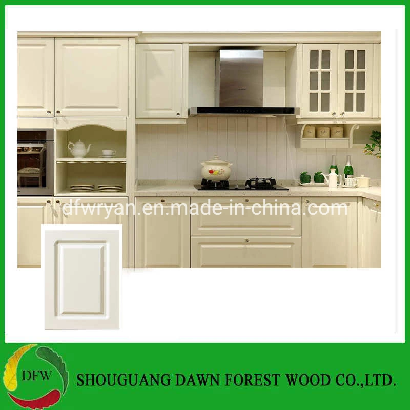2020 New Istand Design White PVC Kitchen Cabinet for Kitchen Furniture