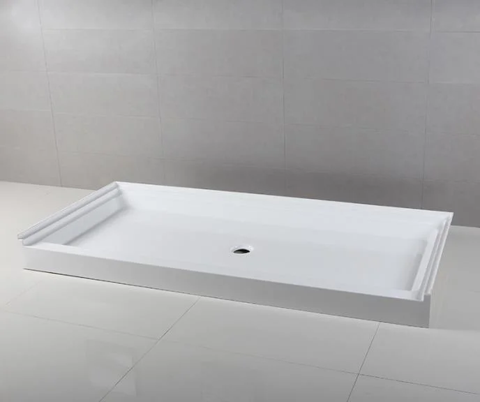 Rectangle Acrylic Integral Flange Shower Tray Plate with Cupc Approval 78X36inch