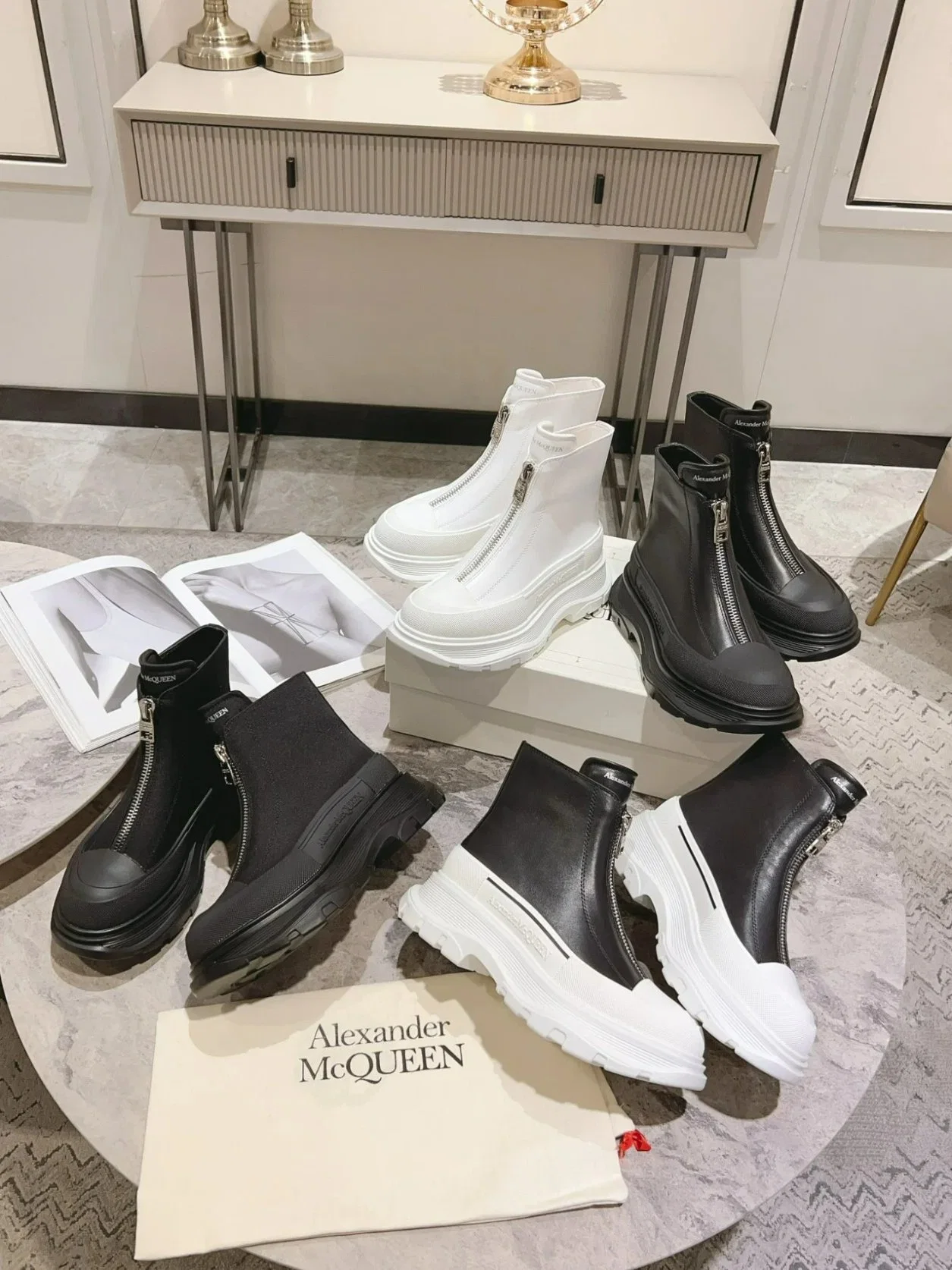 Dropshipping al por mayor McQueen's Lady Luxury Designer réplicas Hombre Zapatos