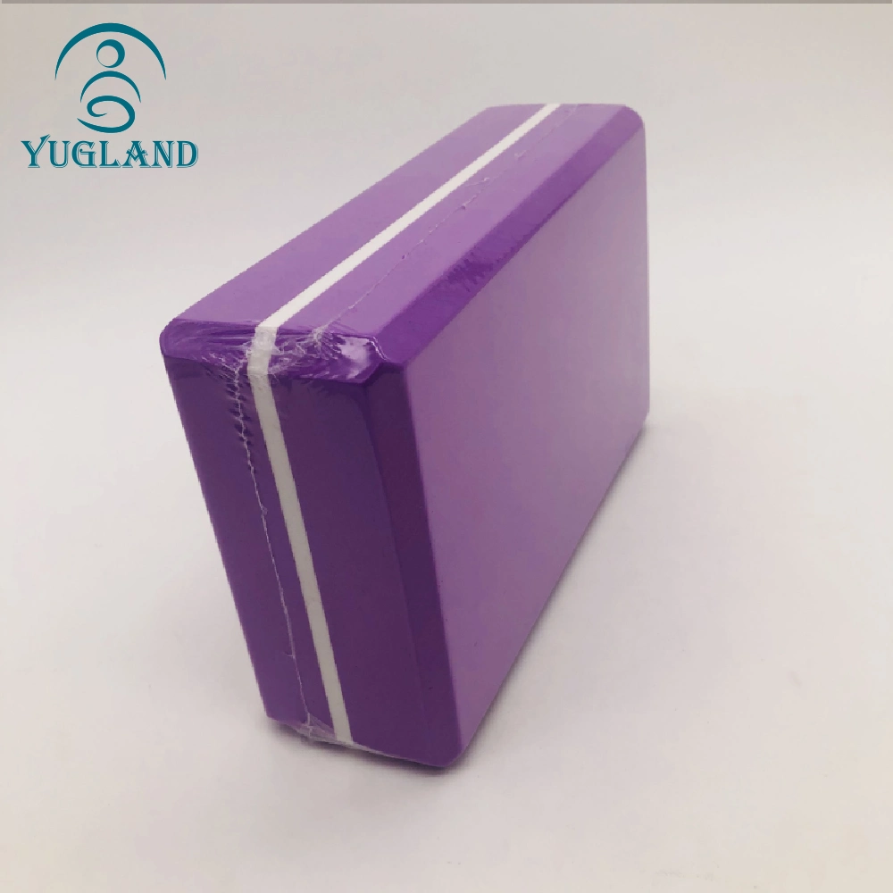 Yugland High Density Anti-Slip Lightweight Custom Logo Yoga Block EVA Foam Building Blocks for Exercise Pilates Fitness