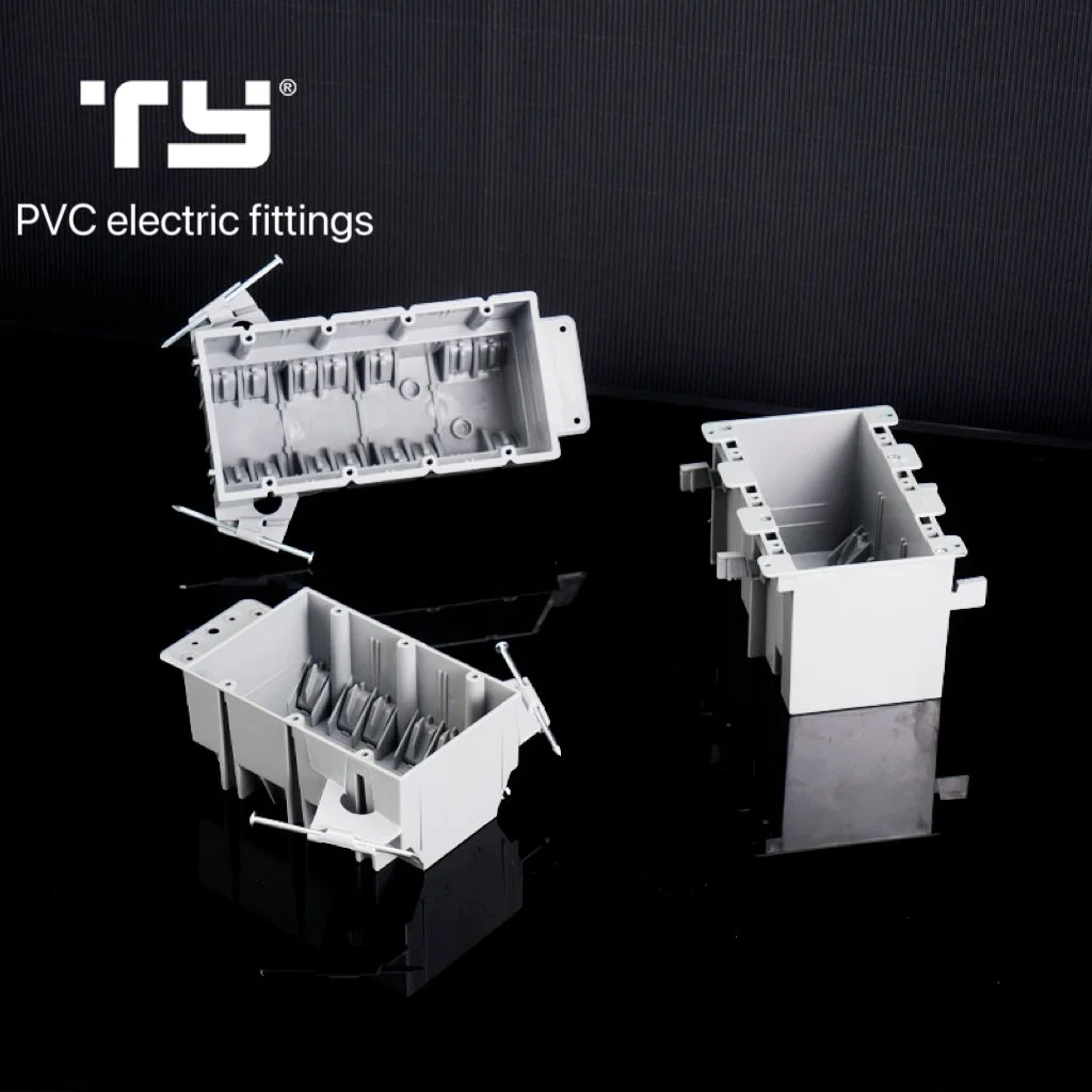 Conexiones de cuerpo de conducto de plástico de PVC para aislamiento eléctrico (ETL Y UL 514C)