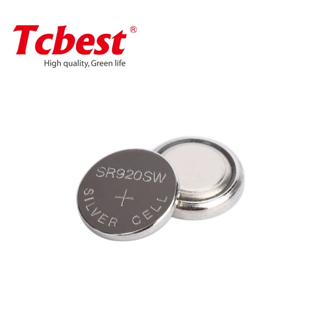 Factory Price 1.55V Silver Oxide Sr920 371 Zinc Air Button Cell Primary Dry Battery Coin Cell 1.55V Battery for Hearing Aid with CE and &#160; RoHS