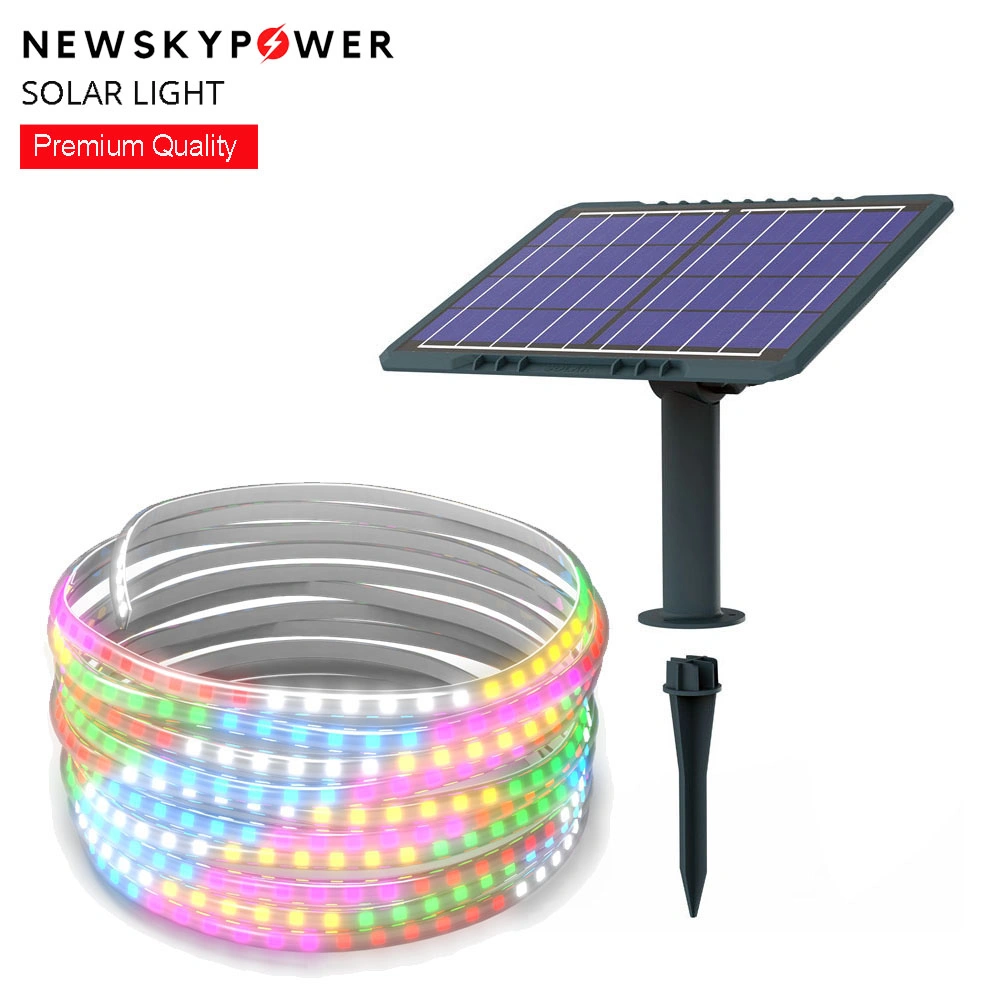 Solar Powered Outdoor LED Light Strips