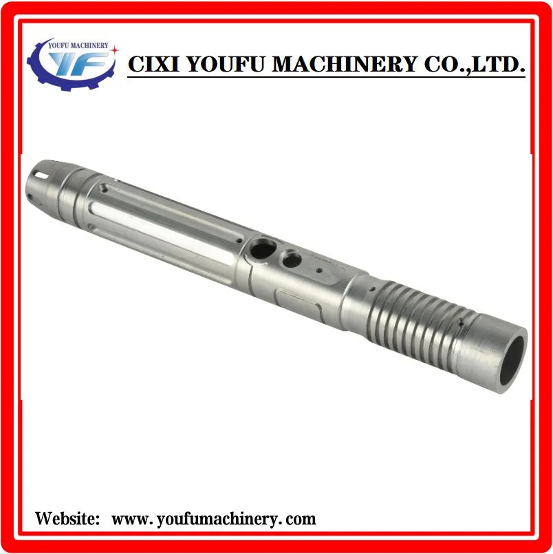 CNC Hardware Processing 6061 raccord de tube de lampe torche à laser en aluminium