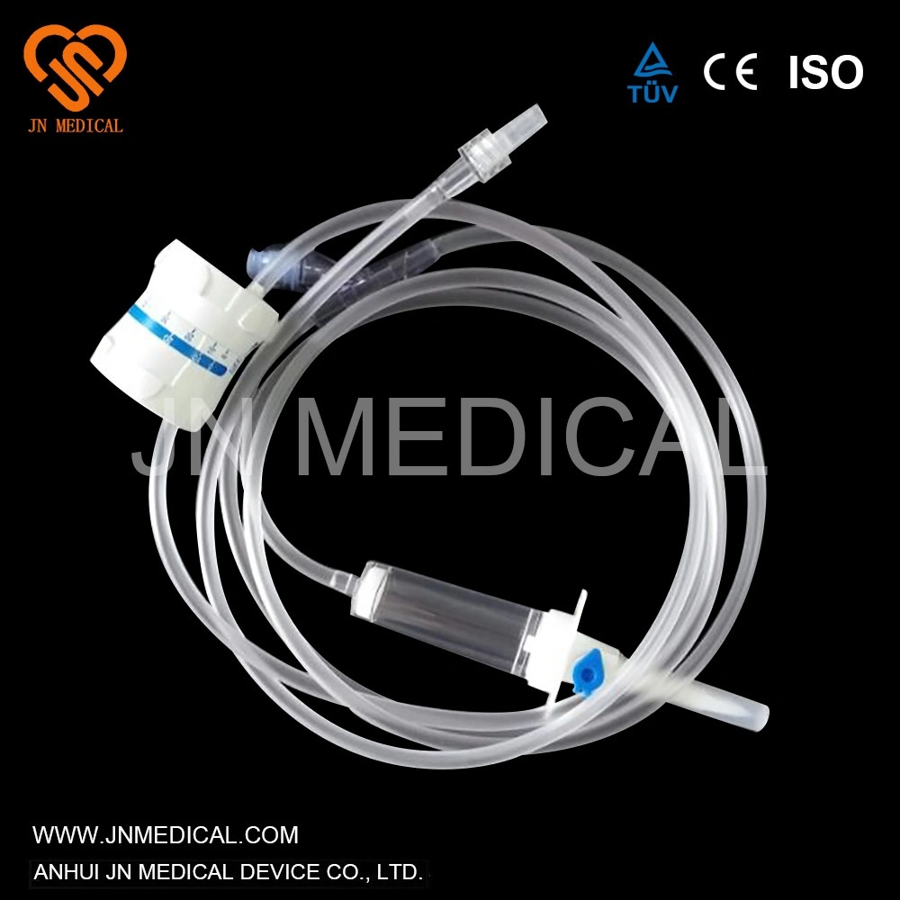 Disposable Sterile Precision Flow Control Medical IV Infusion Set with CE Approval