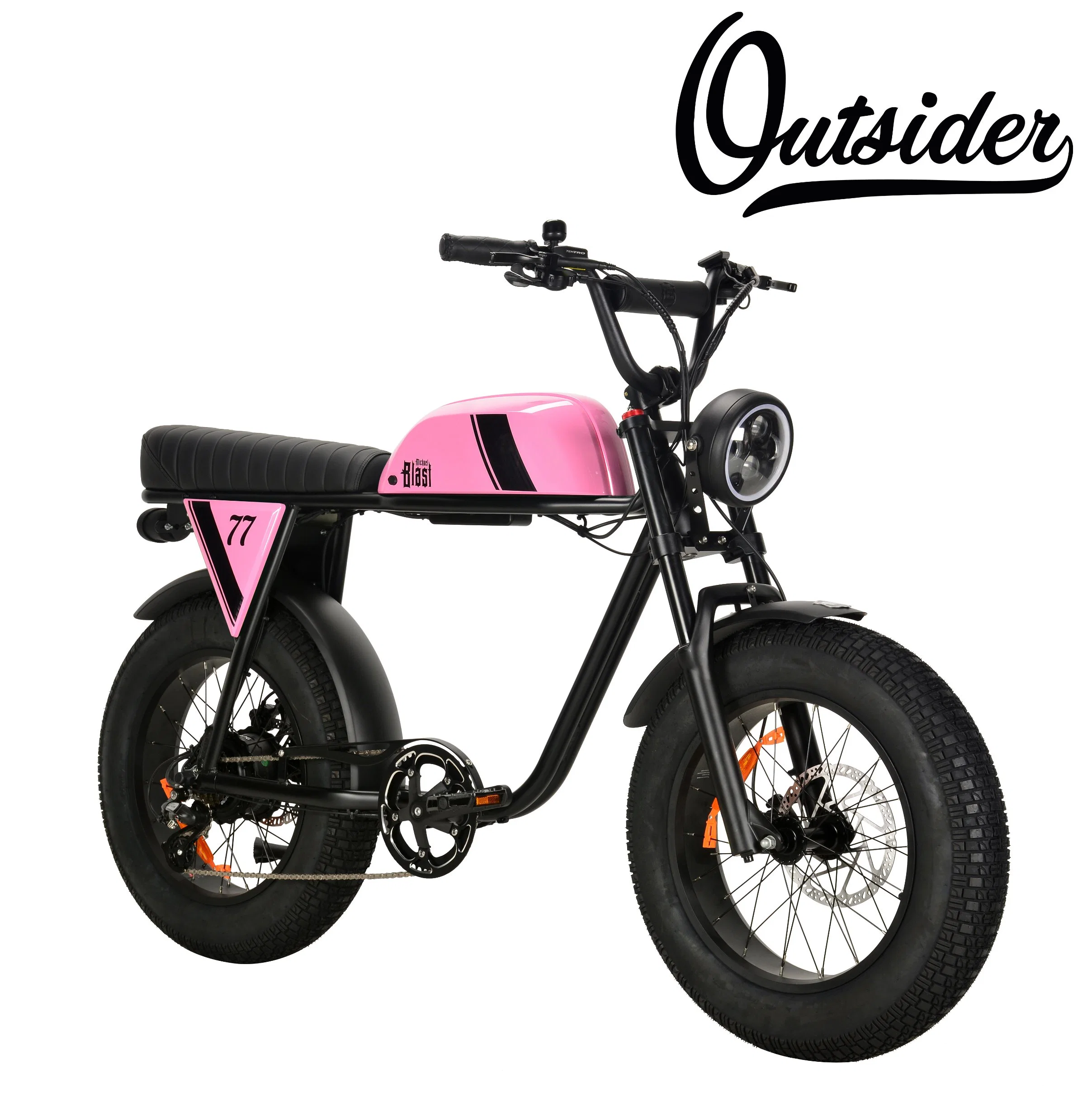 Offroad Pedalec assited Fahrrad 750W Long Distance 60km Cruiser Electric Moto E-Bike