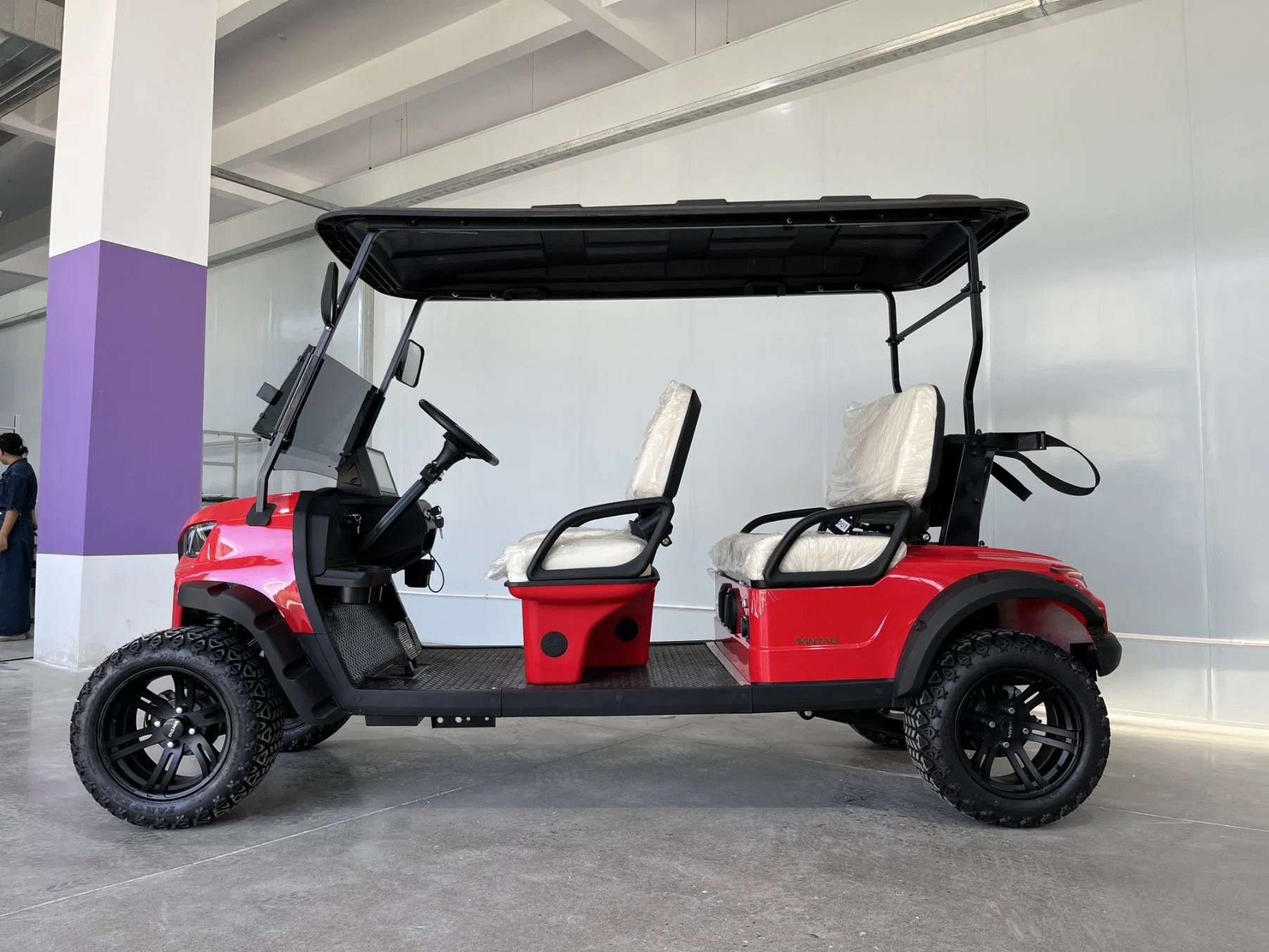 Wintao Последние модели 4 мест Golf Cart Электрический Golf Car