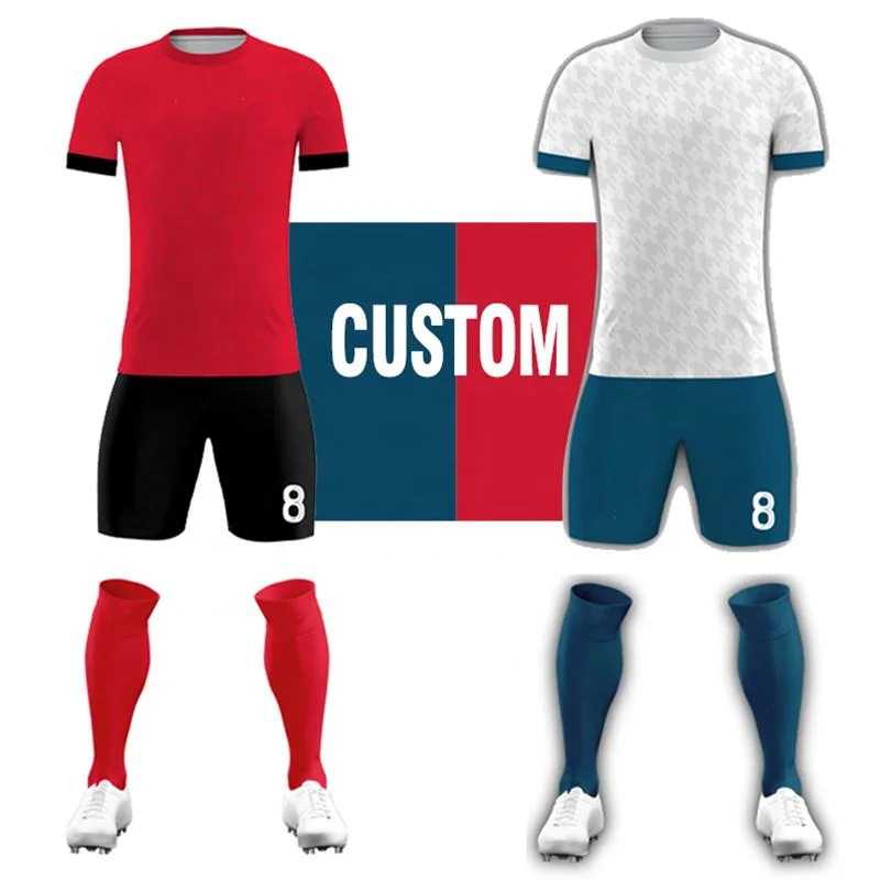 Benutzerdefinierte Logo Sublimation Fußball Uniform Großhandel OEM Design Fußball-Trikot