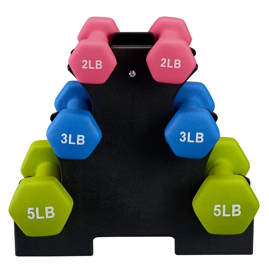 9 Kg Dumbbell Price Portable Colorful Rubber Hex Dumbbells Gym Fitness Neoprene Dumbbell Sets