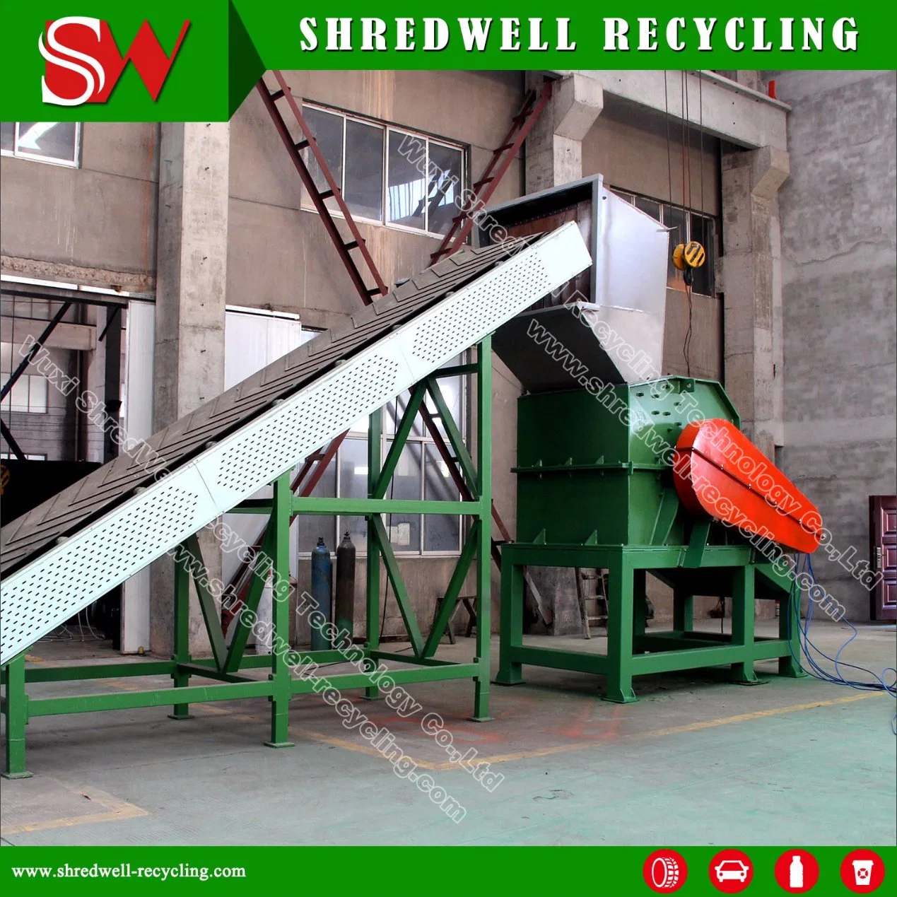 Scrap Metal Hammer Mill for Recycling Used Drum/Barrel/Alluminum