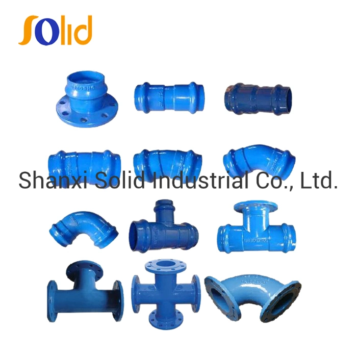 Ductile Iron Di, PVC Pipe Fittings All Socket Cross for PVC Pipe