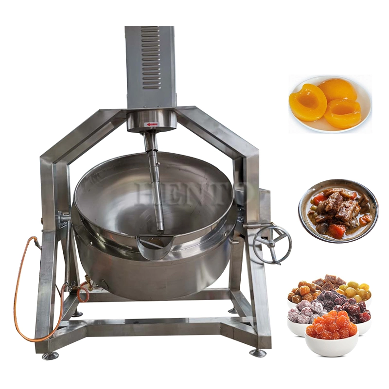 Jacketed Kettle With Agitator / Jam/Curry Paste/Chili Sauce Cooking Machine