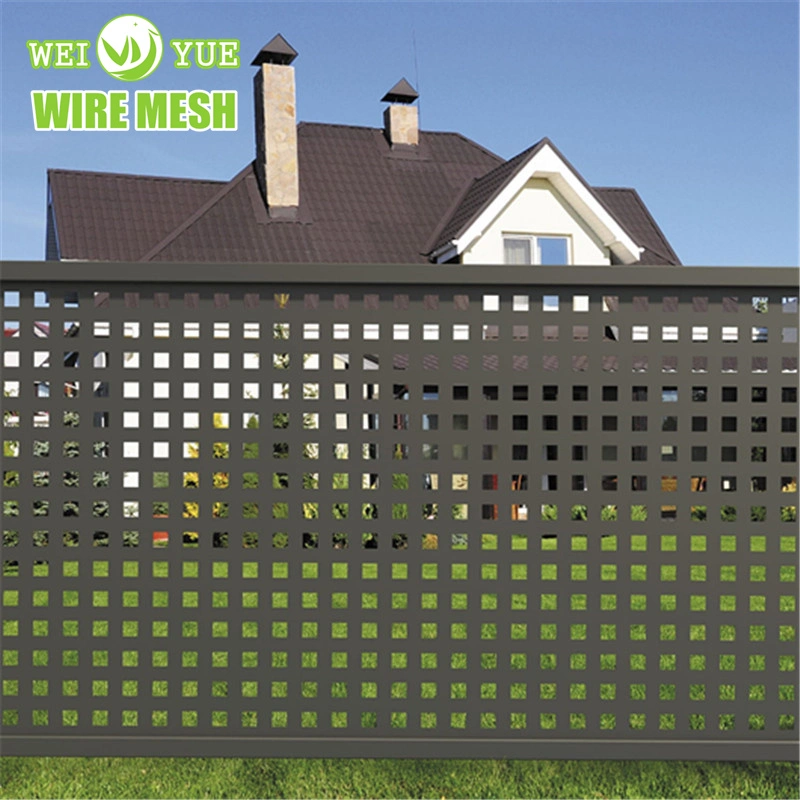 Laser Cut Outdoor Garden Metal Fencing Cortex Fence Perforated Metal Mesh