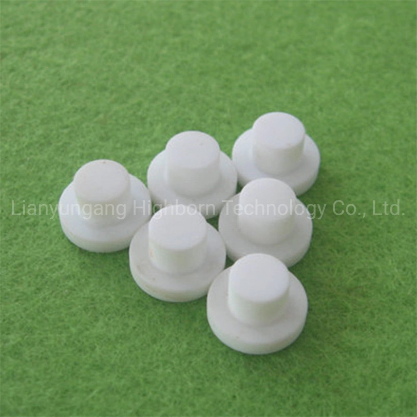 Customized White Color Macor Micalex Microcrystalline Machinable Glass Ceramic Plug with Low Density