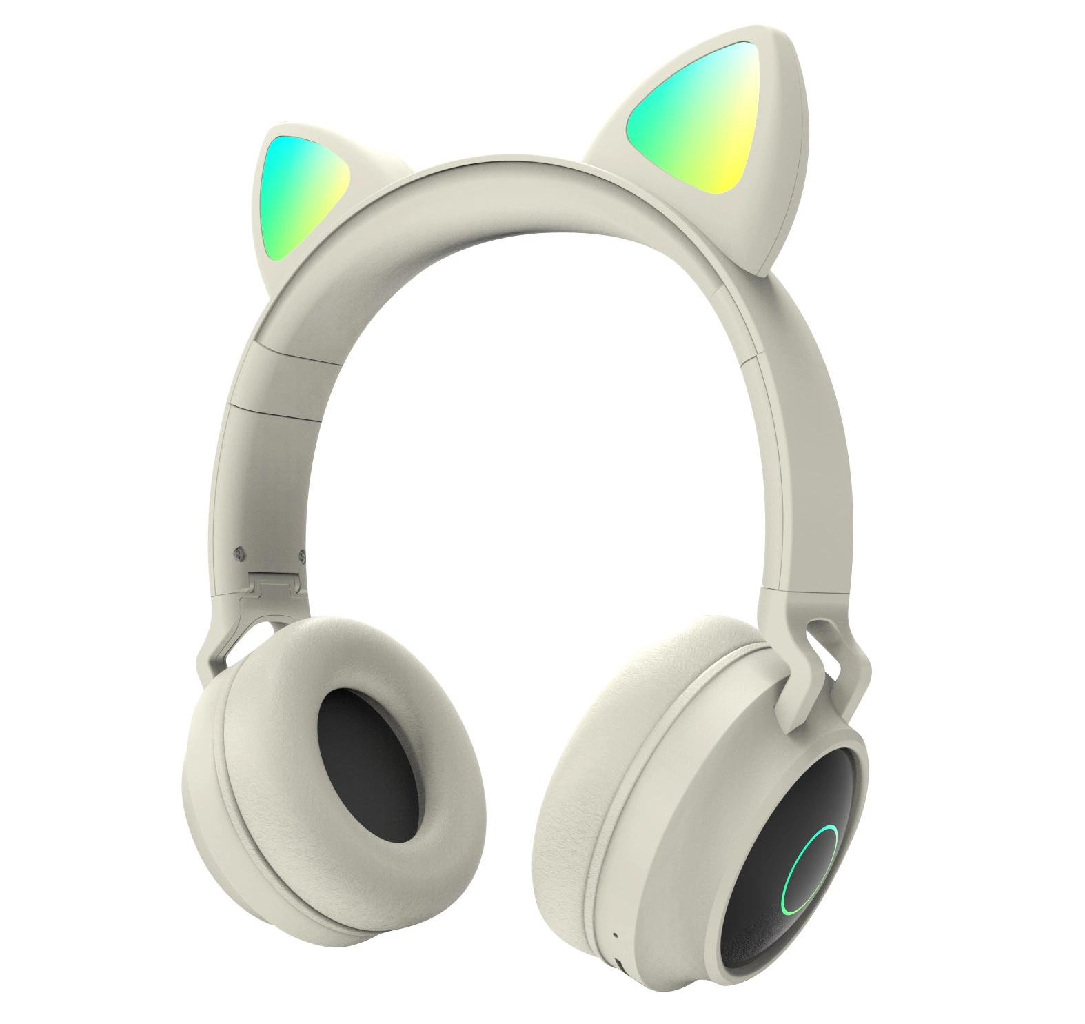 Comfortable on Ear LED Light Bluetooth Earphone with Mic, Micro TF Card and FM Radio