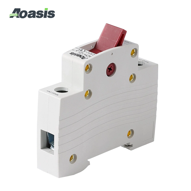 Isolador manual Mini para calha DIN oásis AoH-125 125A 1p MSD Interruptor de desligação